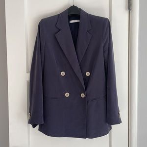 Mango Suit Blazer - Modal-blend Blue